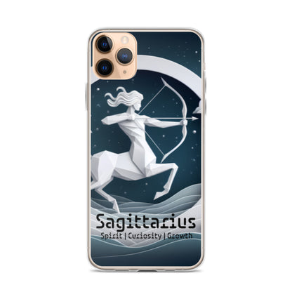 Sagittarius iPhone Clear Case