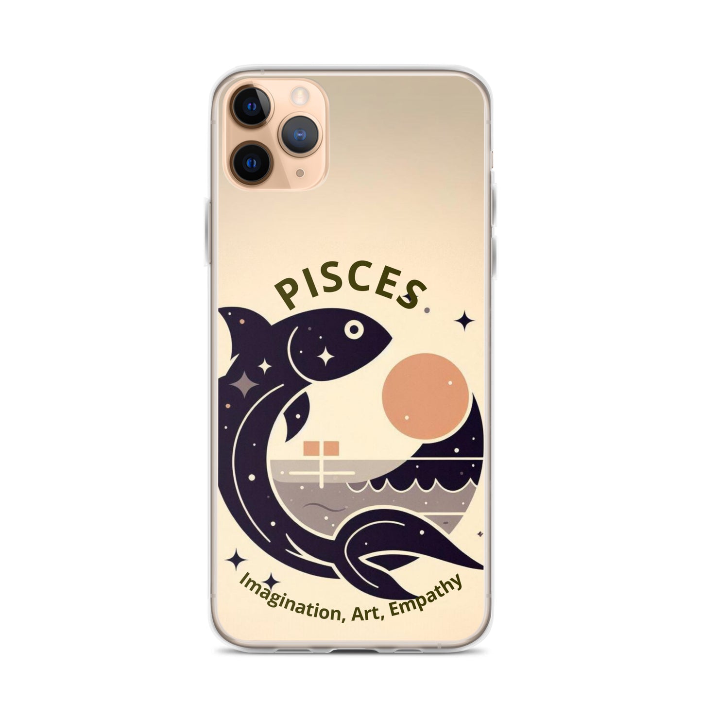 Pisces for iPhone-Clear Case