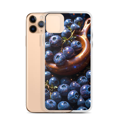 Blueberries for iPhone-Clear Case