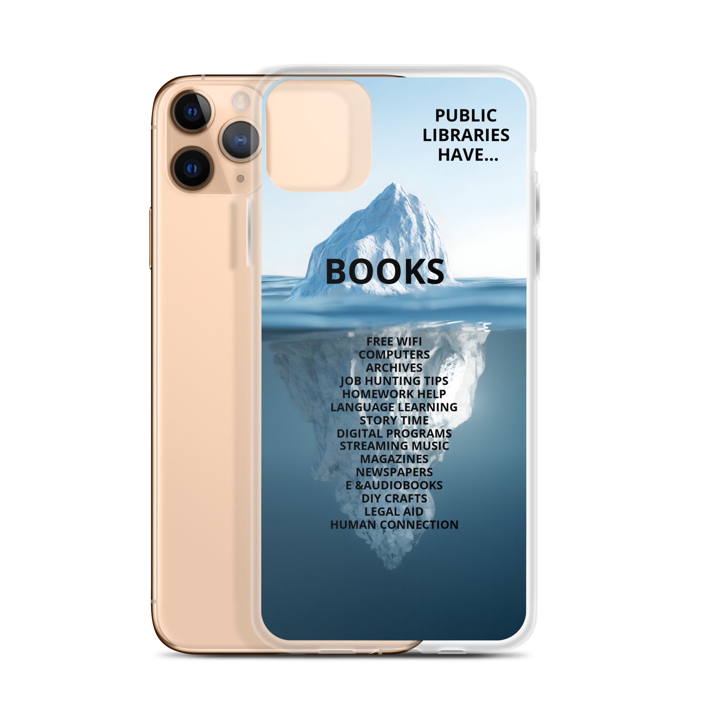 Books for iPhone-Clear Case