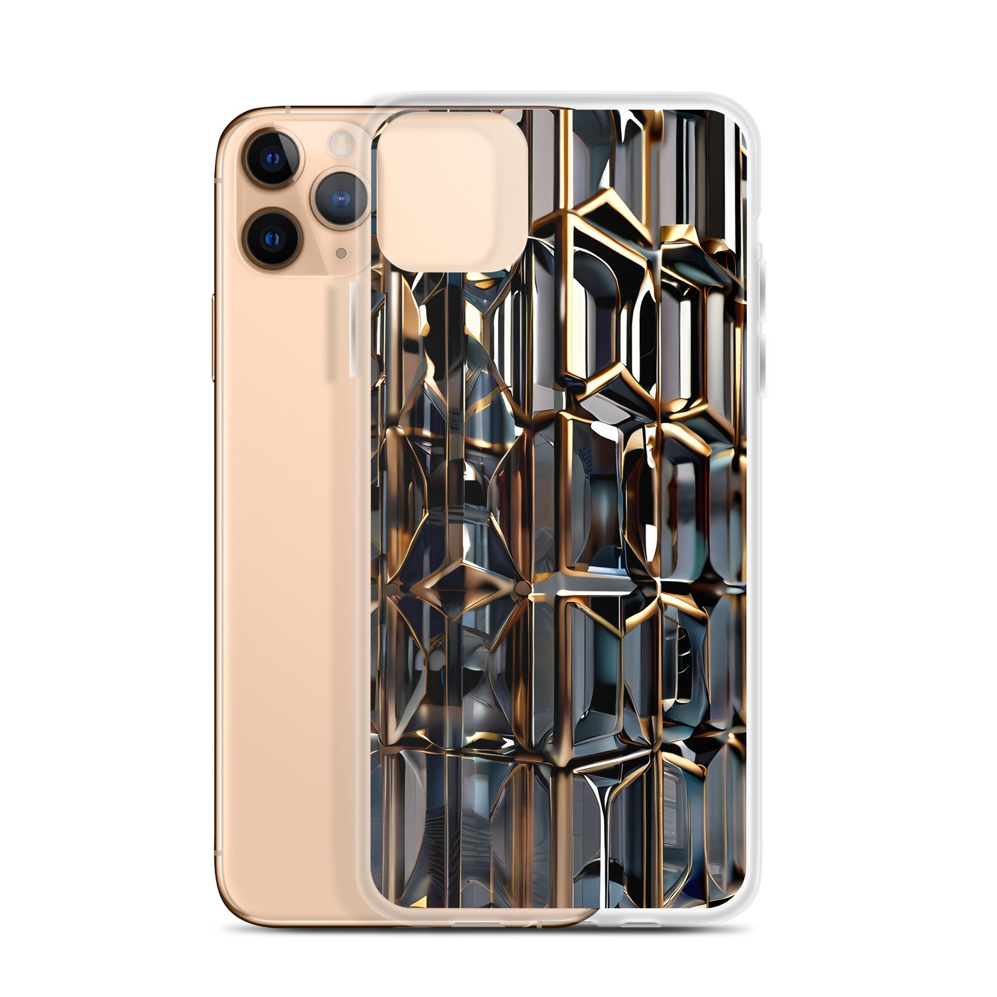 Geometric Illusion for iPhone-Clear Case - InkSync