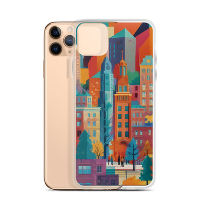 Cityscape for iPhone-Clear Case