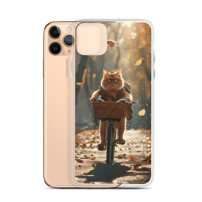 Biker Kitty for iPhone-Clear Case