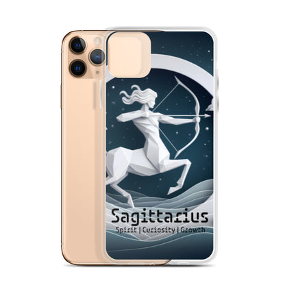 Sagittarius iPhone Clear Case