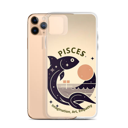 Pisces for iPhone-Clear Case