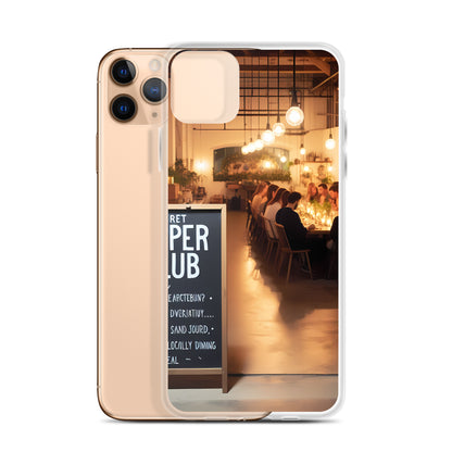 Supper Club for iPhone- Clear Case