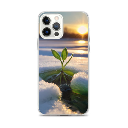 Sunrise Sprout for iPhone-Clear Case - InkSync