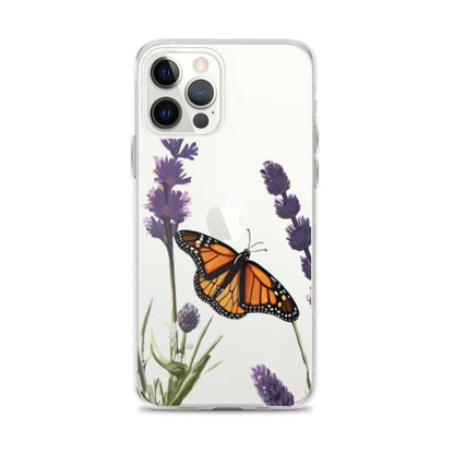 butterfly Kiss for iPhone-Clear Case - InkSync