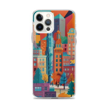 Cityscape for iPhone-Clear Case