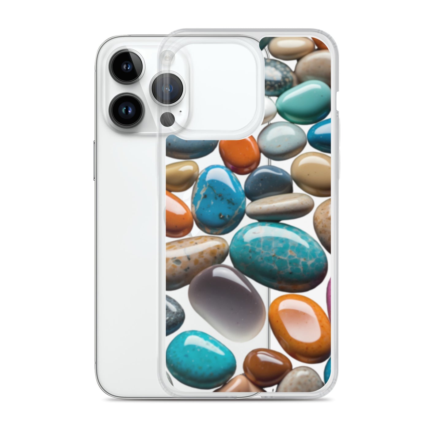 Stones for iPhone-Clear Case - InkSync