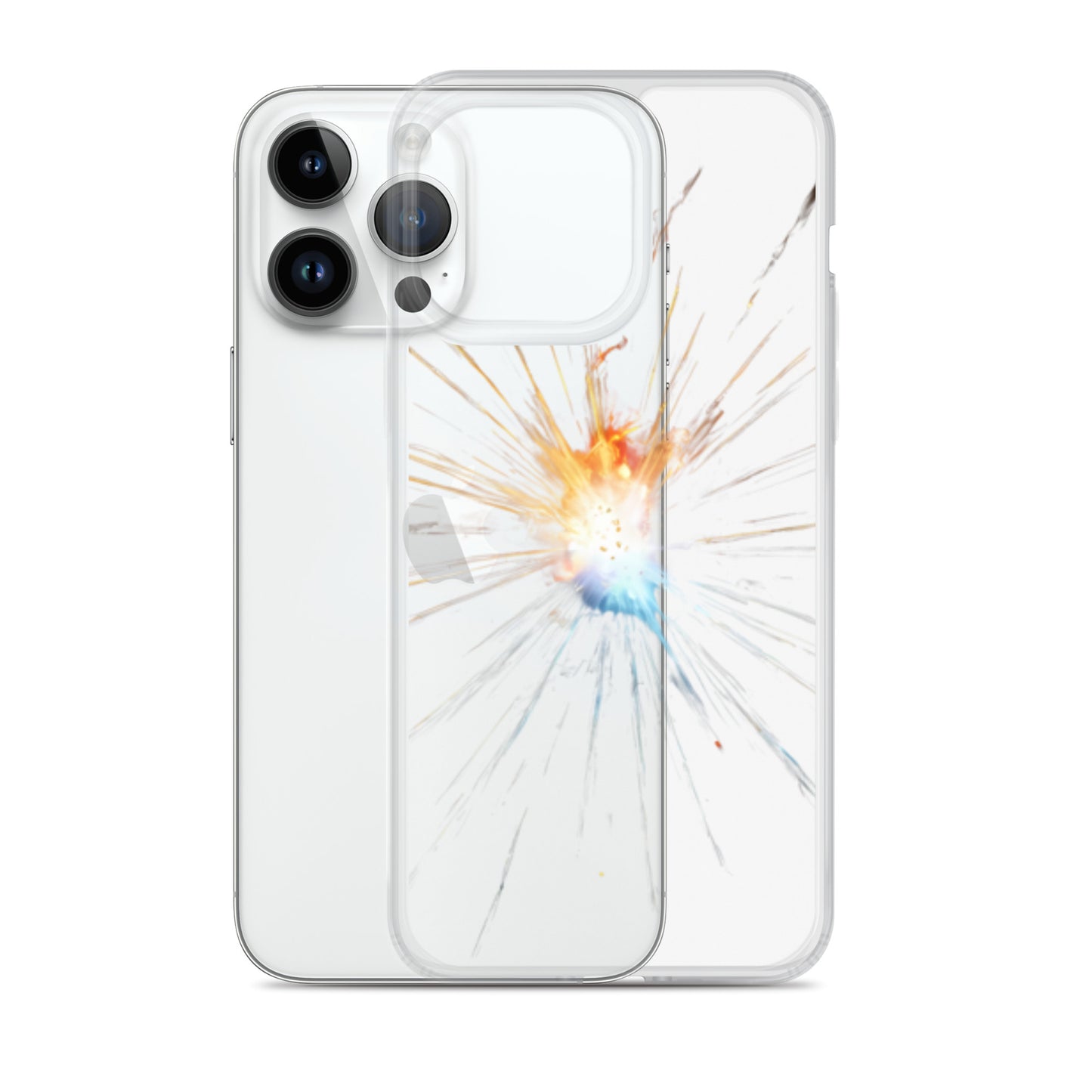 Supernova Spectacle for iPhone-Clear Case - InkSync