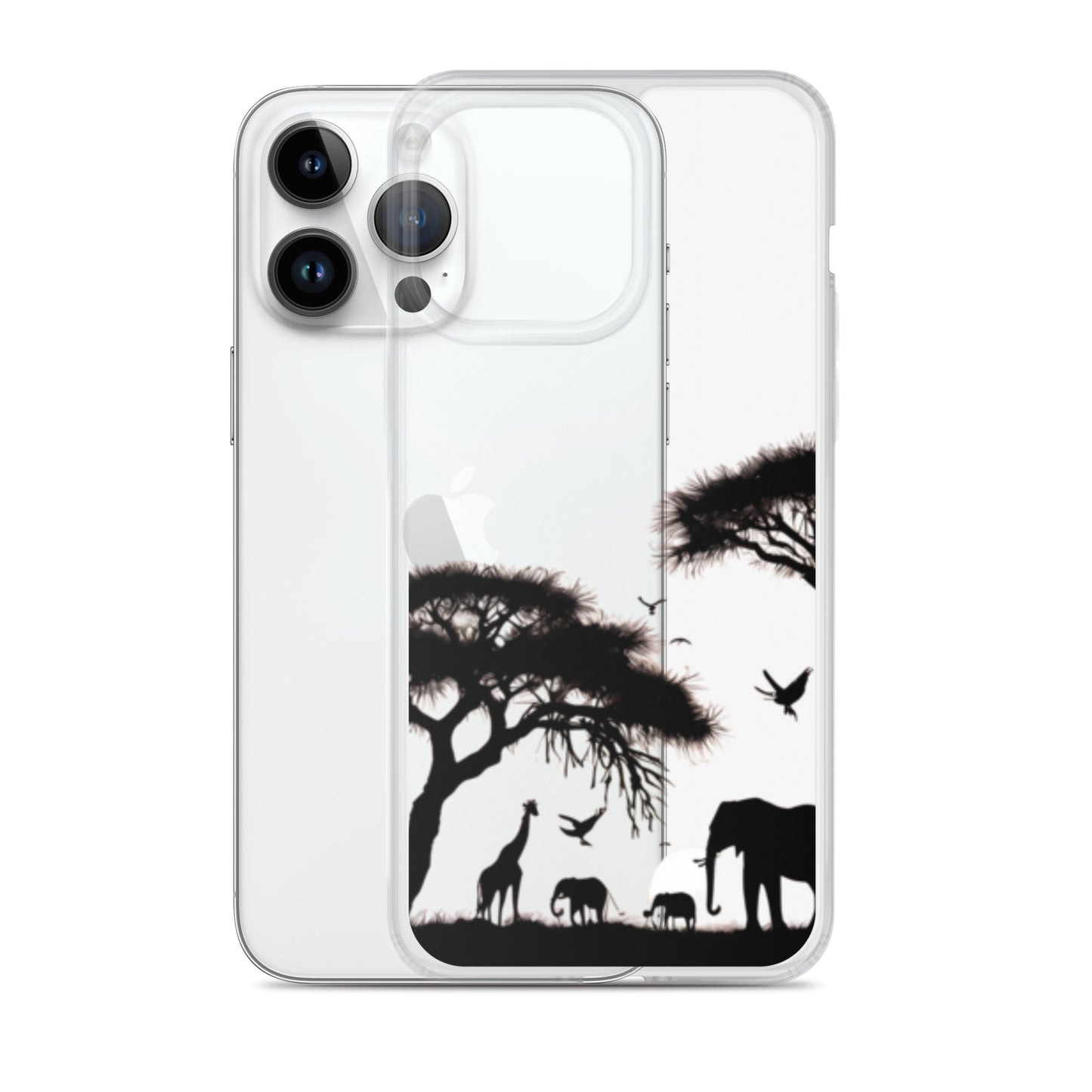 Sunset Safari for iPhone-Clear Case - InkSync