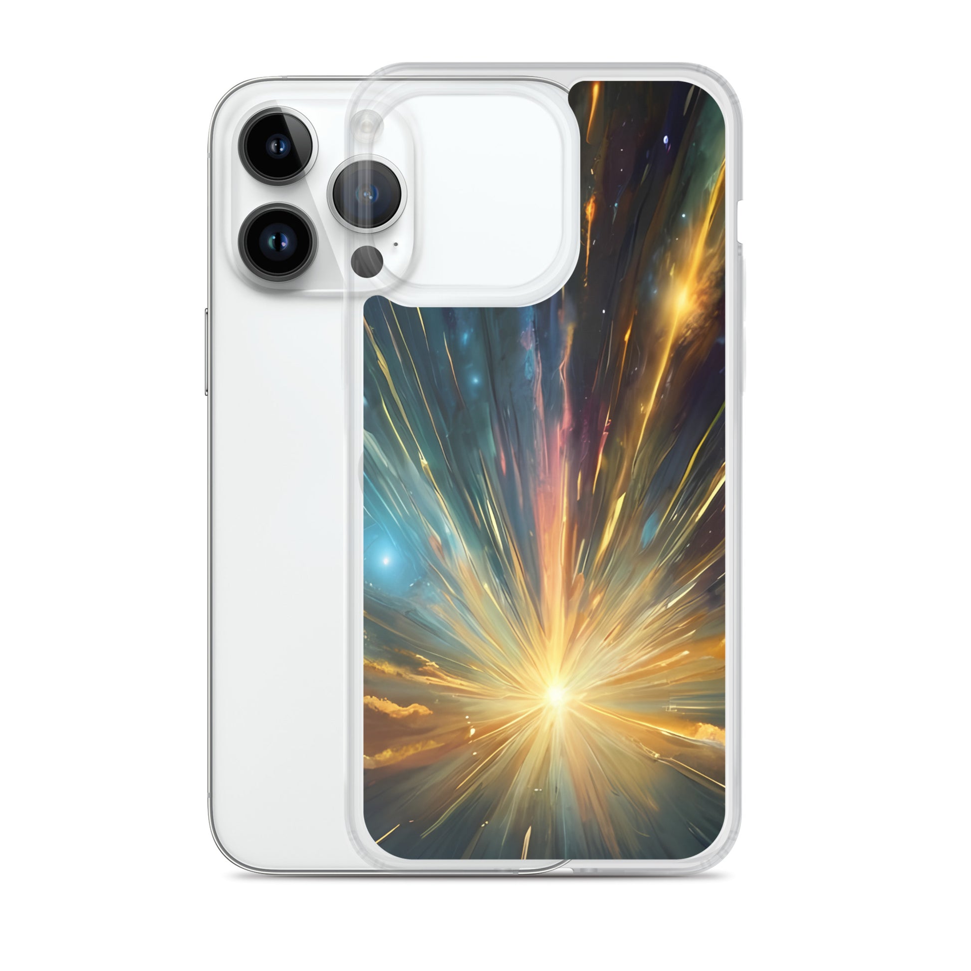 Starburst Symphony for iPhone-Clear Case - InkSync