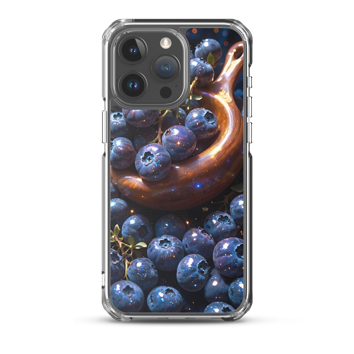 Blueberries for iPhone-Clear Case