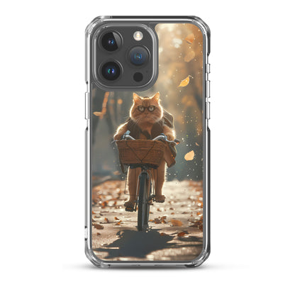 Biker Kitty for iPhone-Clear Case