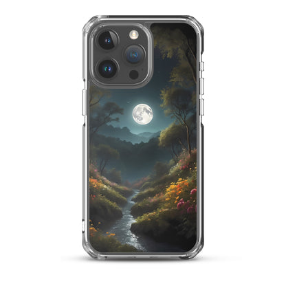 Moonlit Creek for iPhone-Clear Case