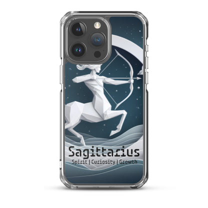 Sagittarius iPhone Clear Case