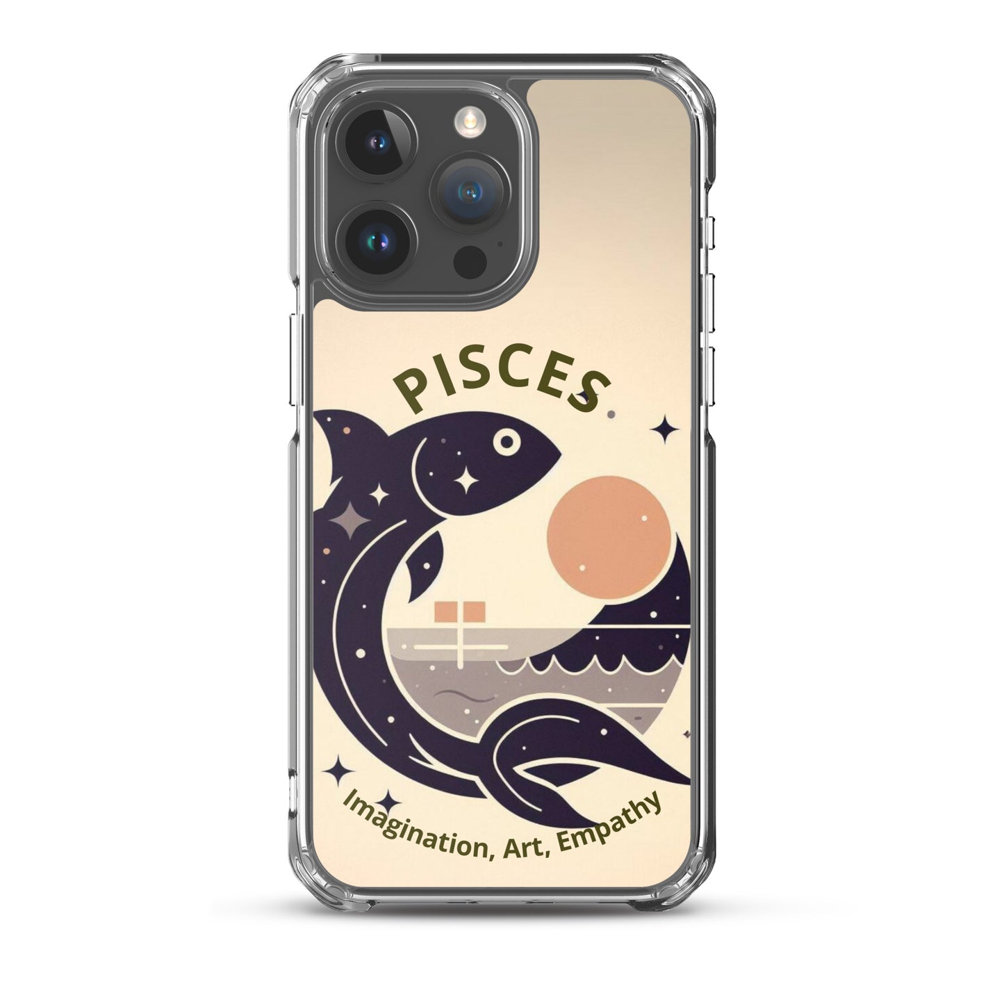 Pisces for iPhone-Clear Case