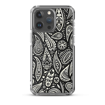 Paisley for iPhone-Clear Case