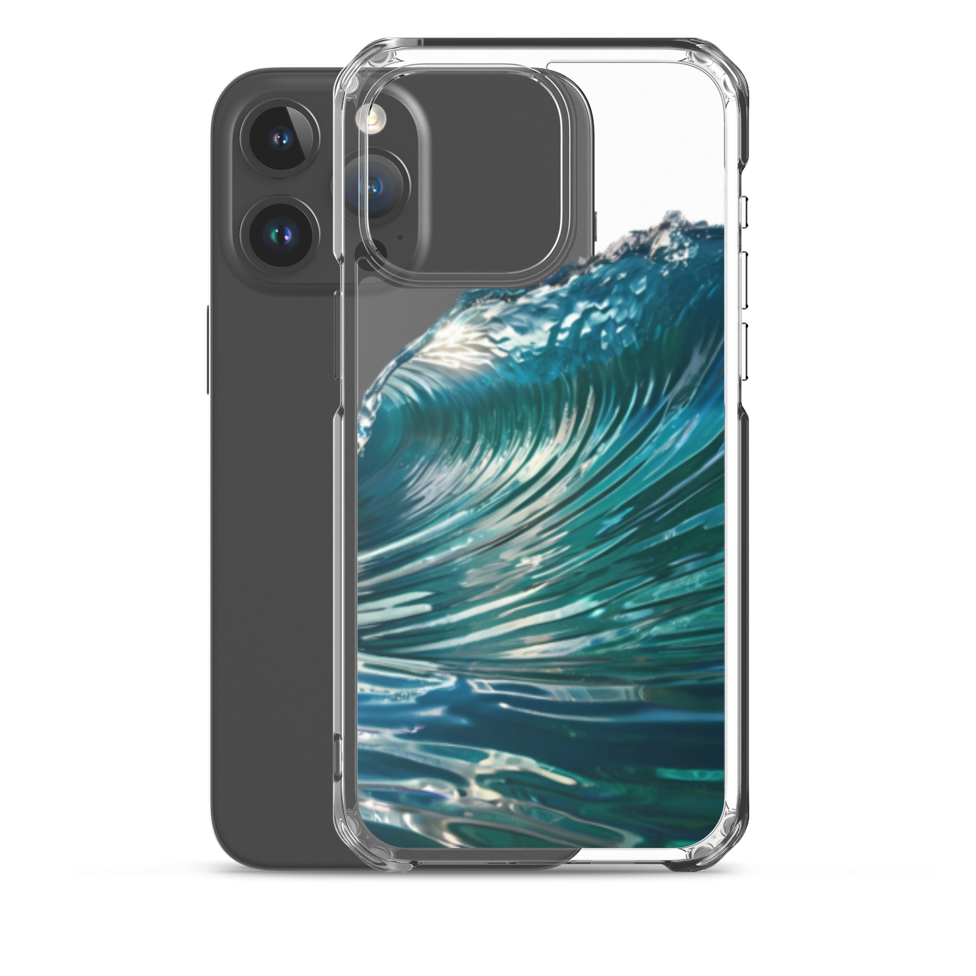 Ocean Waves for iPhone-Clear Case - InkSync