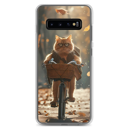 Biker Kitty for Samsung-Clear Case