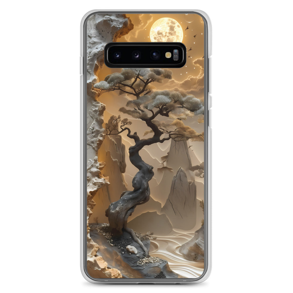 Twisted Moon for Samsung-Clear Case