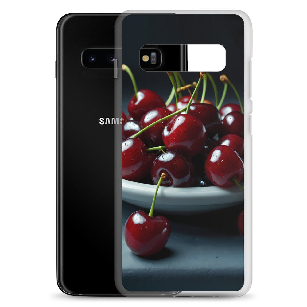 Cherries for Samsung-Clear Case