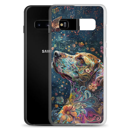 Paisley Pup for Samsung -Clear Case