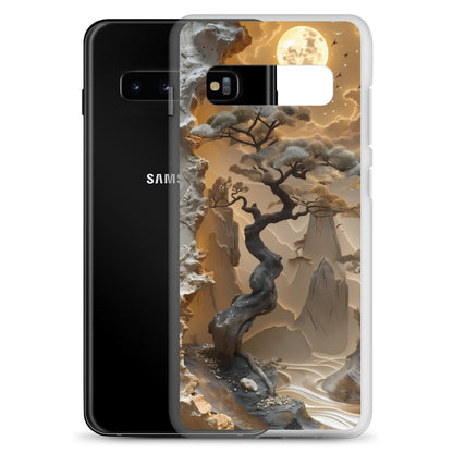 Twisted Moon for Samsung-Clear Case