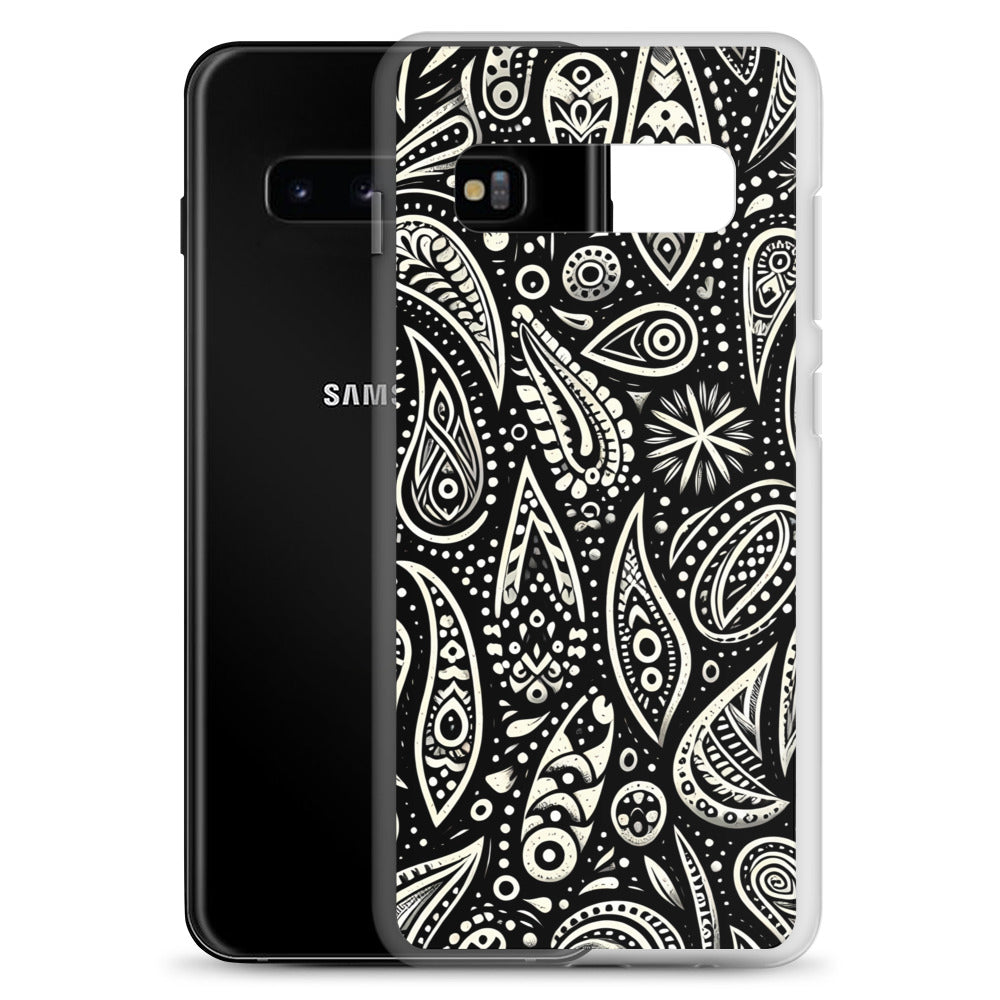 Paisley for Samsung-Clear Case