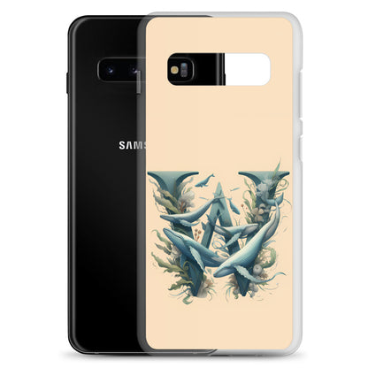 W for Samsung-Clear Case