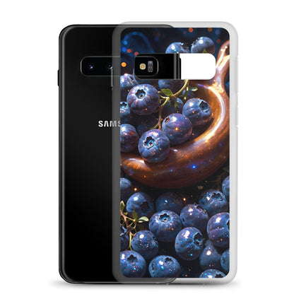 Blueberries for Samsung-Clear Case