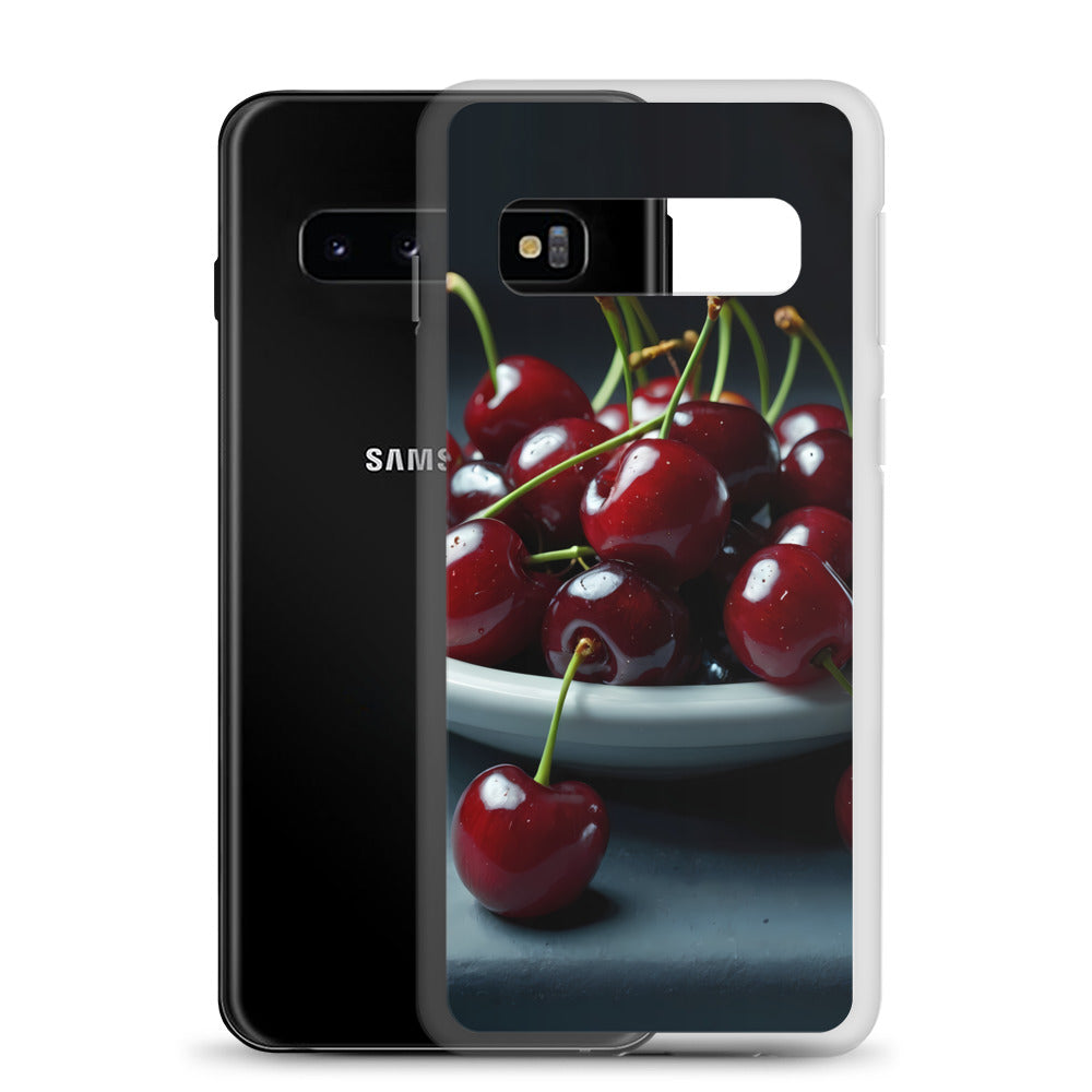 Cherries for Samsung-Clear Case