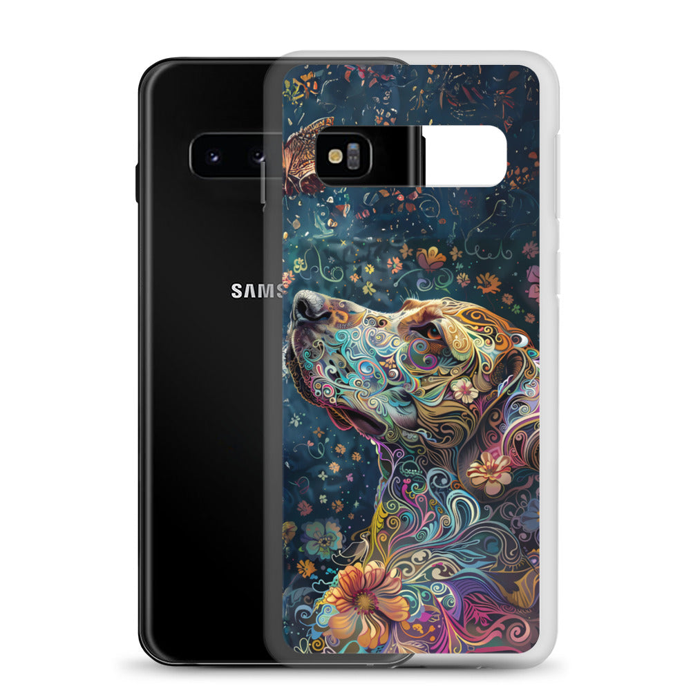 Paisley Pup for Samsung -Clear Case