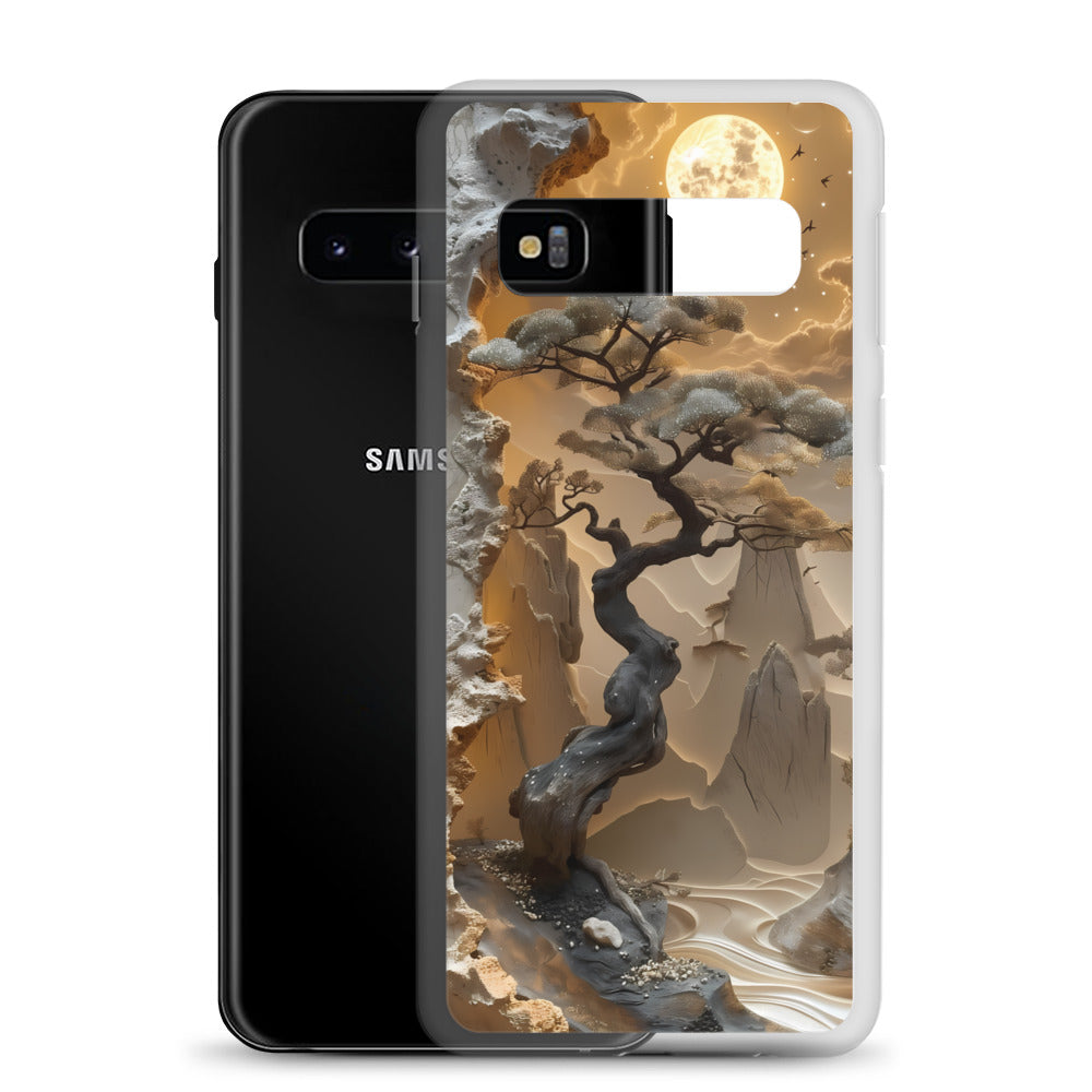 Twisted Moon for Samsung-Clear Case