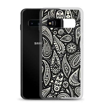 Paisley for Samsung-Clear Case