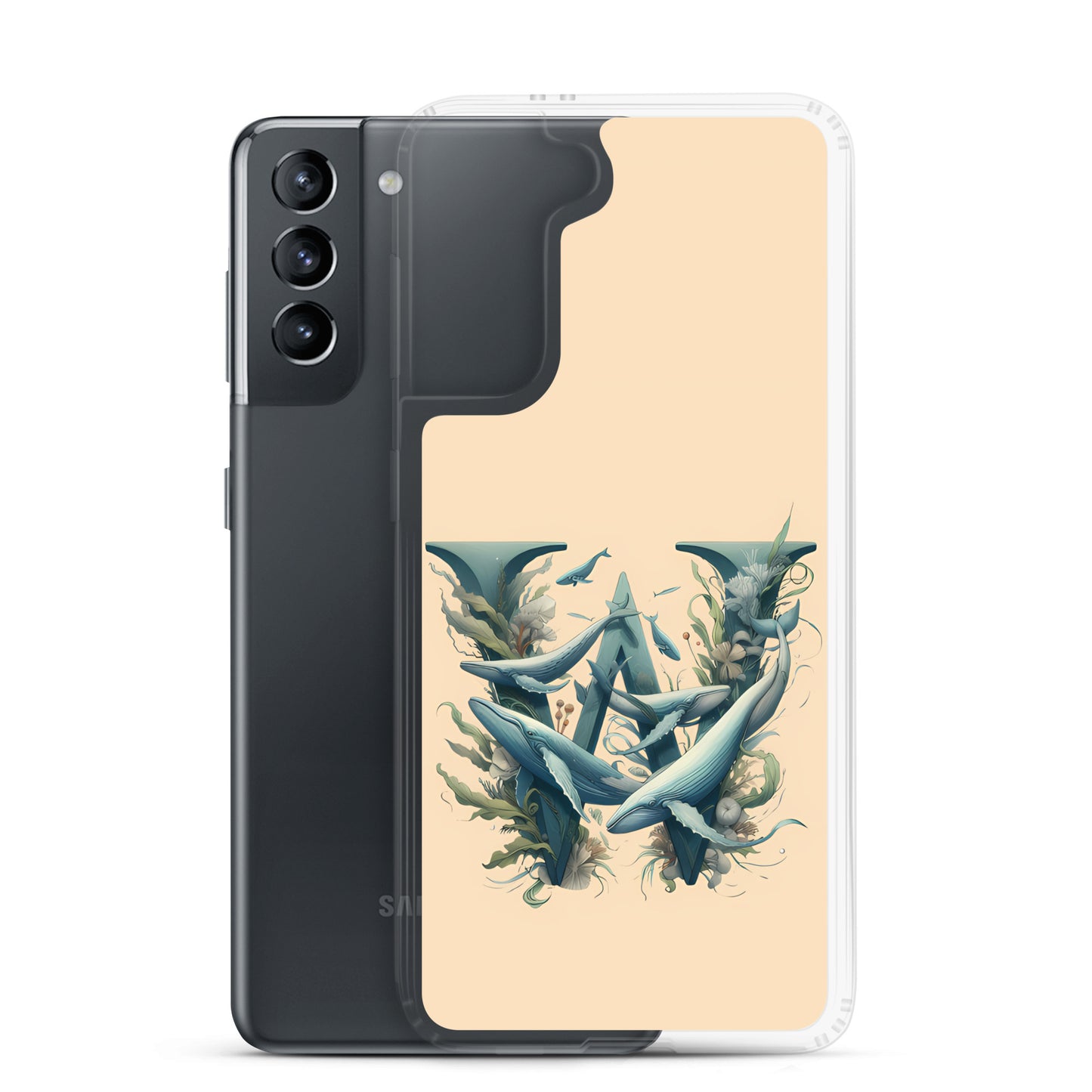 W for Samsung-Clear Case