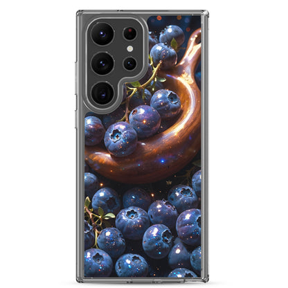 Blueberries for Samsung-Clear Case