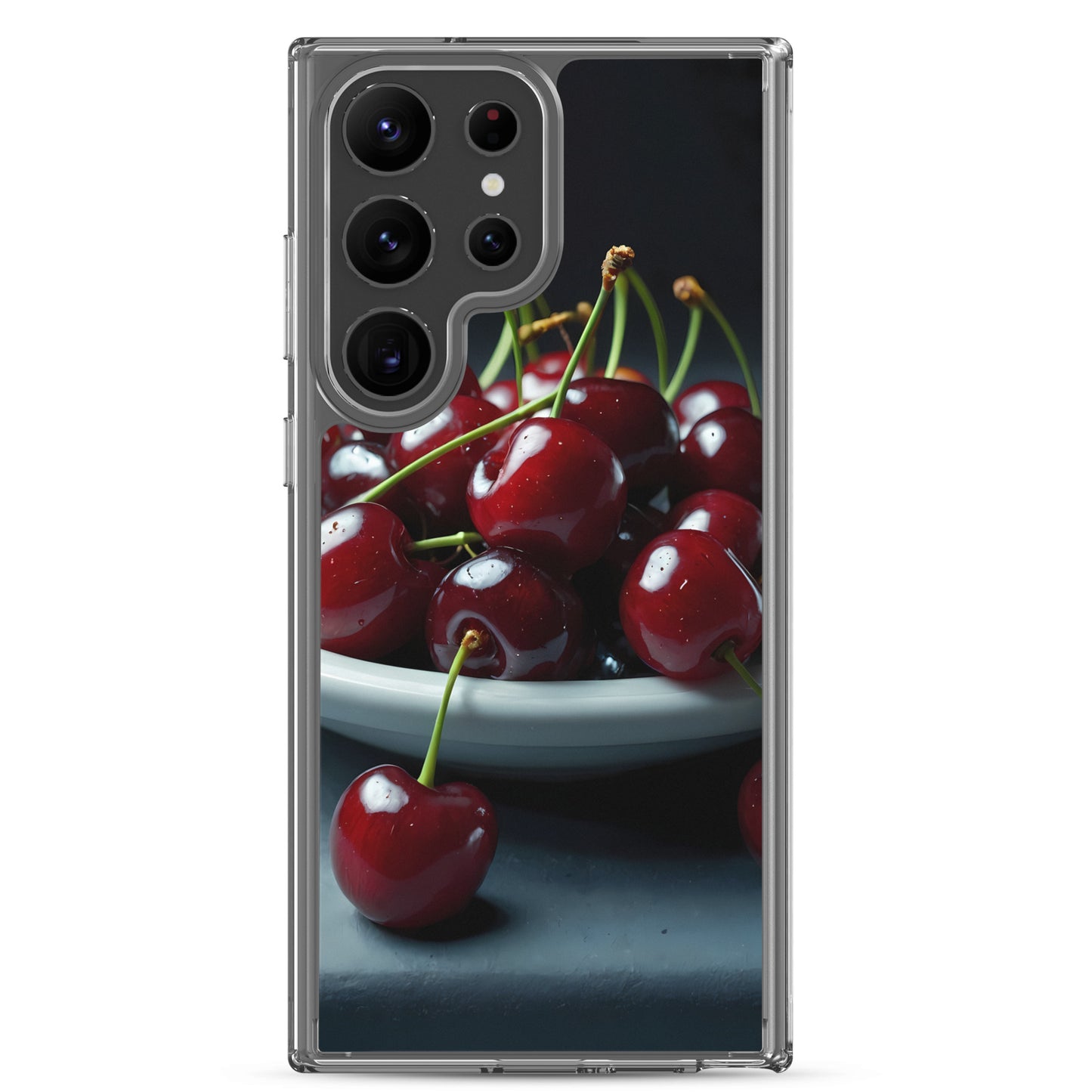 Cherries for Samsung-Clear Case