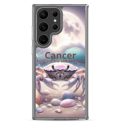 Cancer Samsung Clear Case