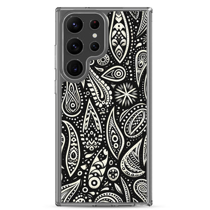 Paisley for Samsung-Clear Case