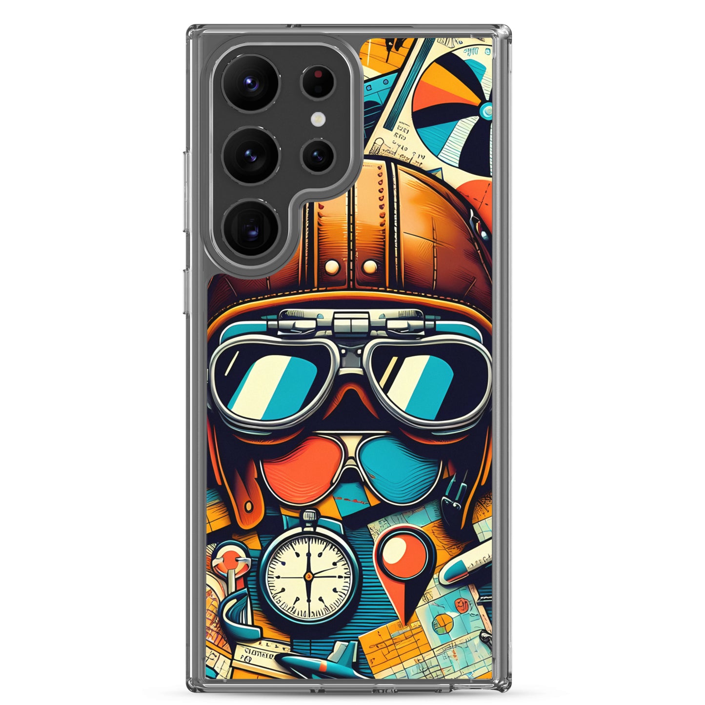 Aviator  for Samsung-Clear Case