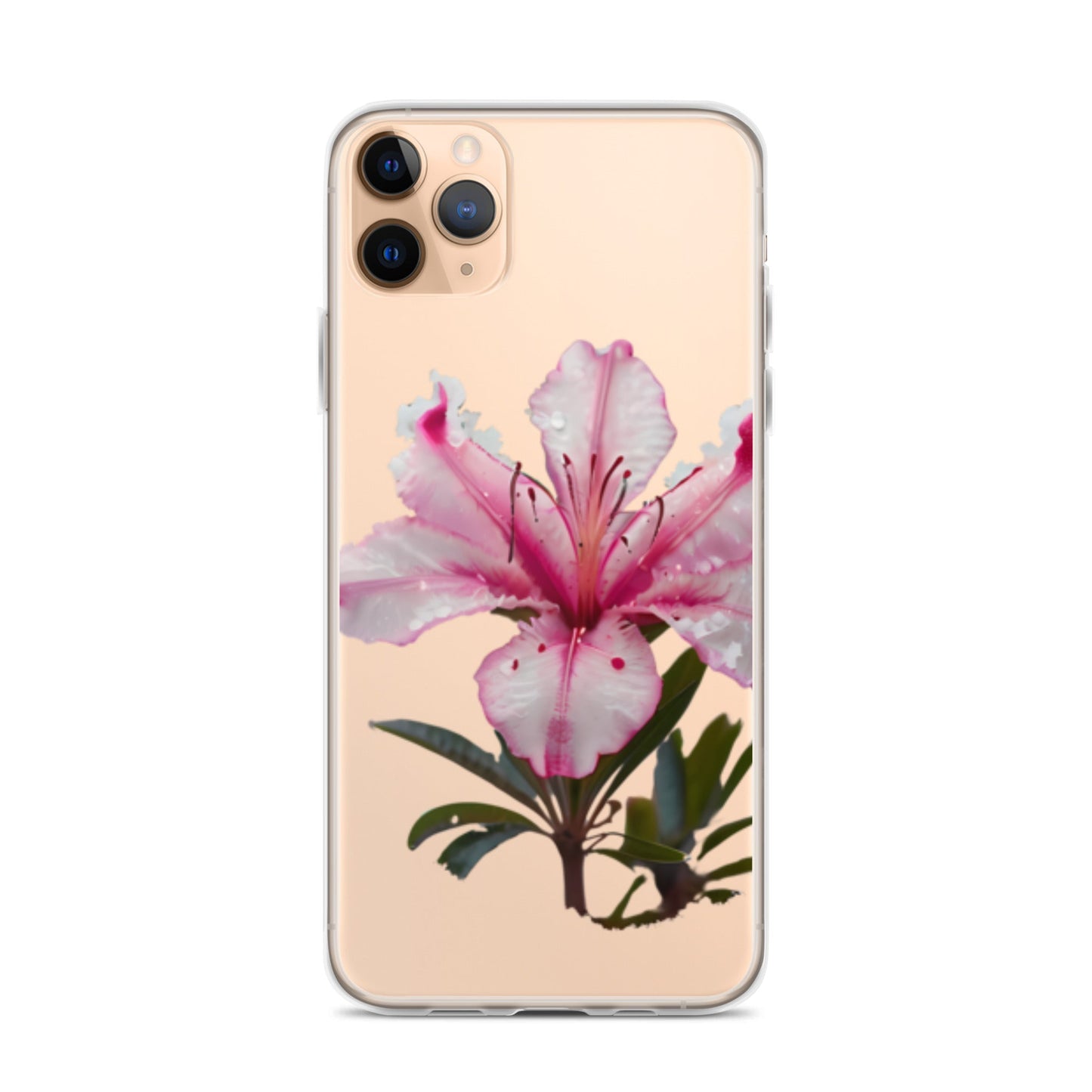 Frosty Flora for iPhone-Clear Case - InkSync