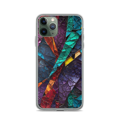 Glass Mosaic for iPhone-Clear Case - InkSync