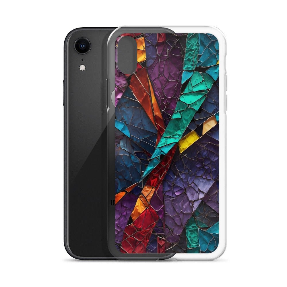 Glass Mosaic for iPhone-Clear Case - InkSync