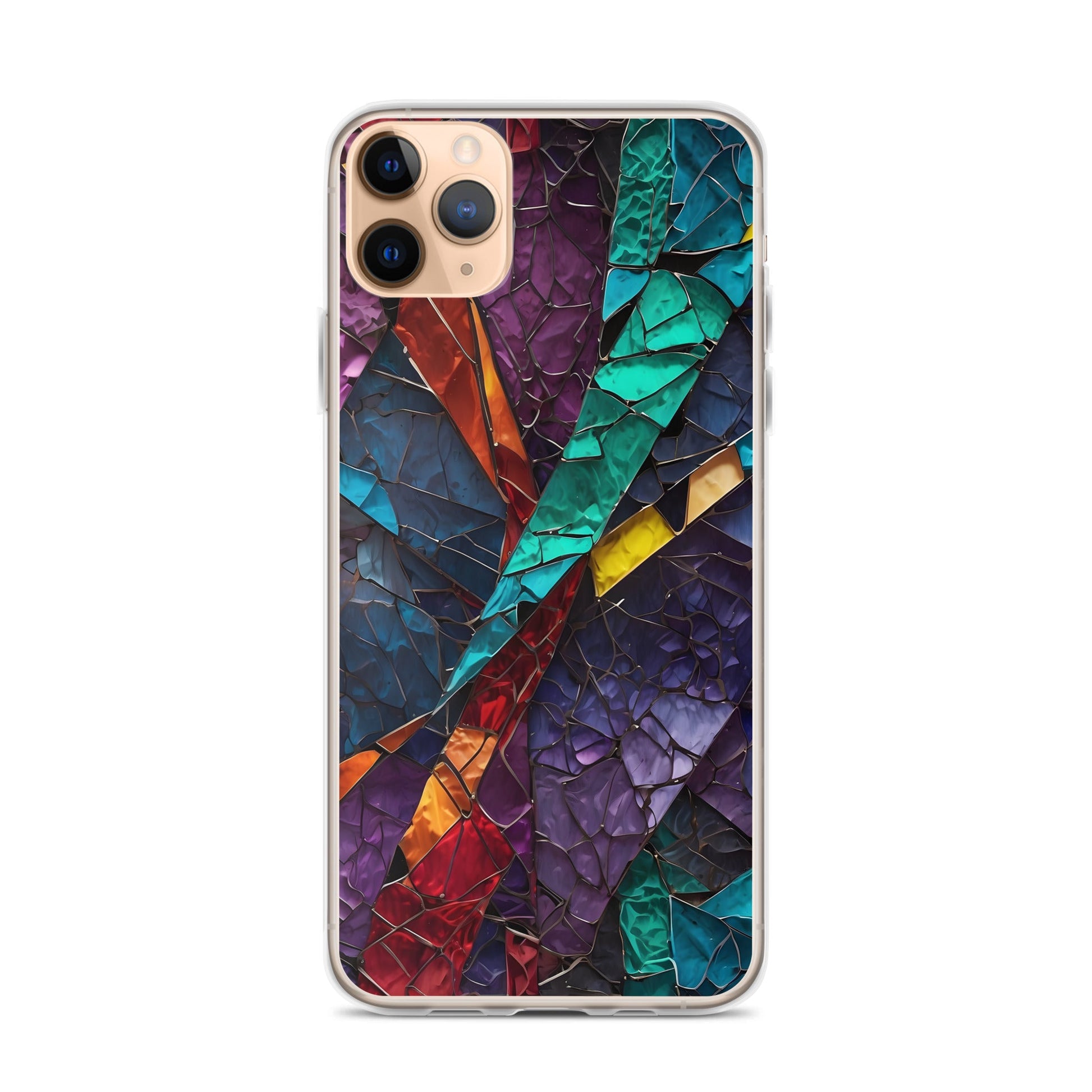 Glass Mosaic for iPhone-Clear Case - InkSync