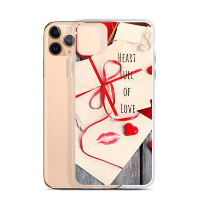 Heart Full Of Love for iPhone-Clear Case - InkSync