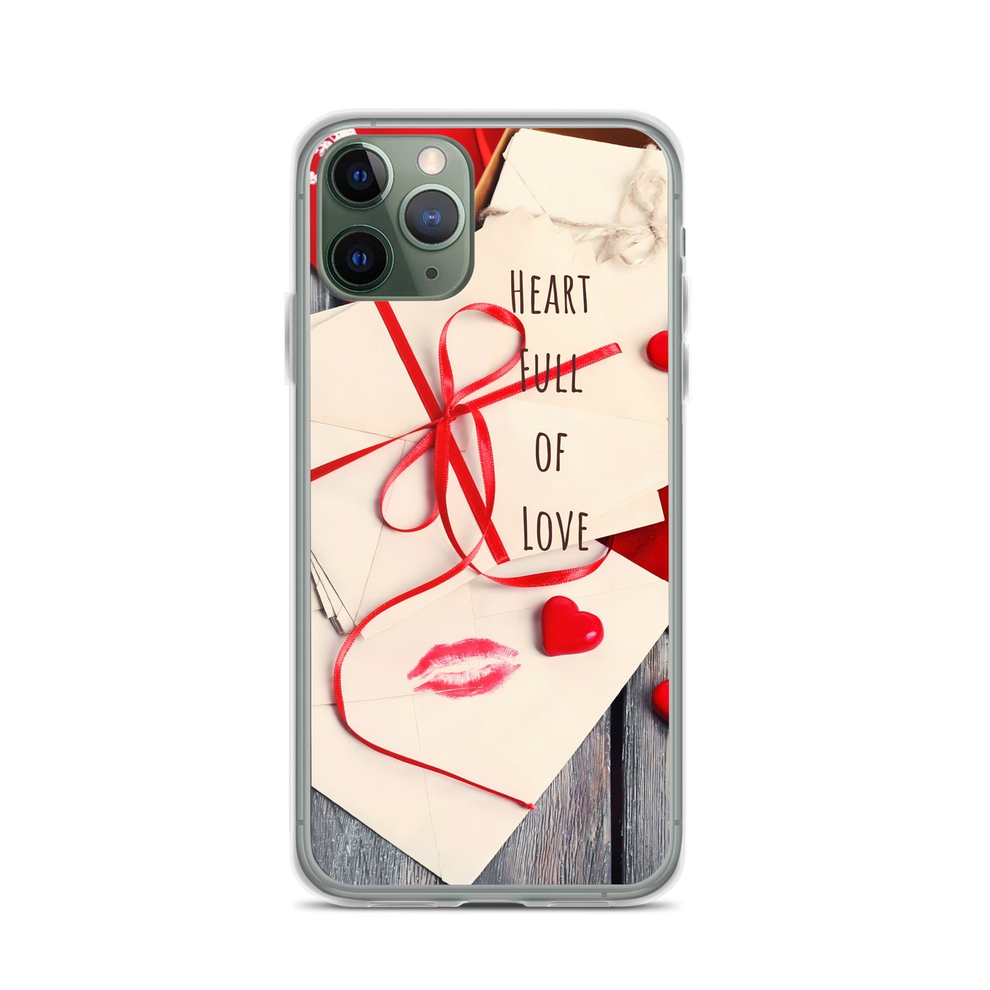 Heart Full Of Love for iPhone-Clear Case - InkSync