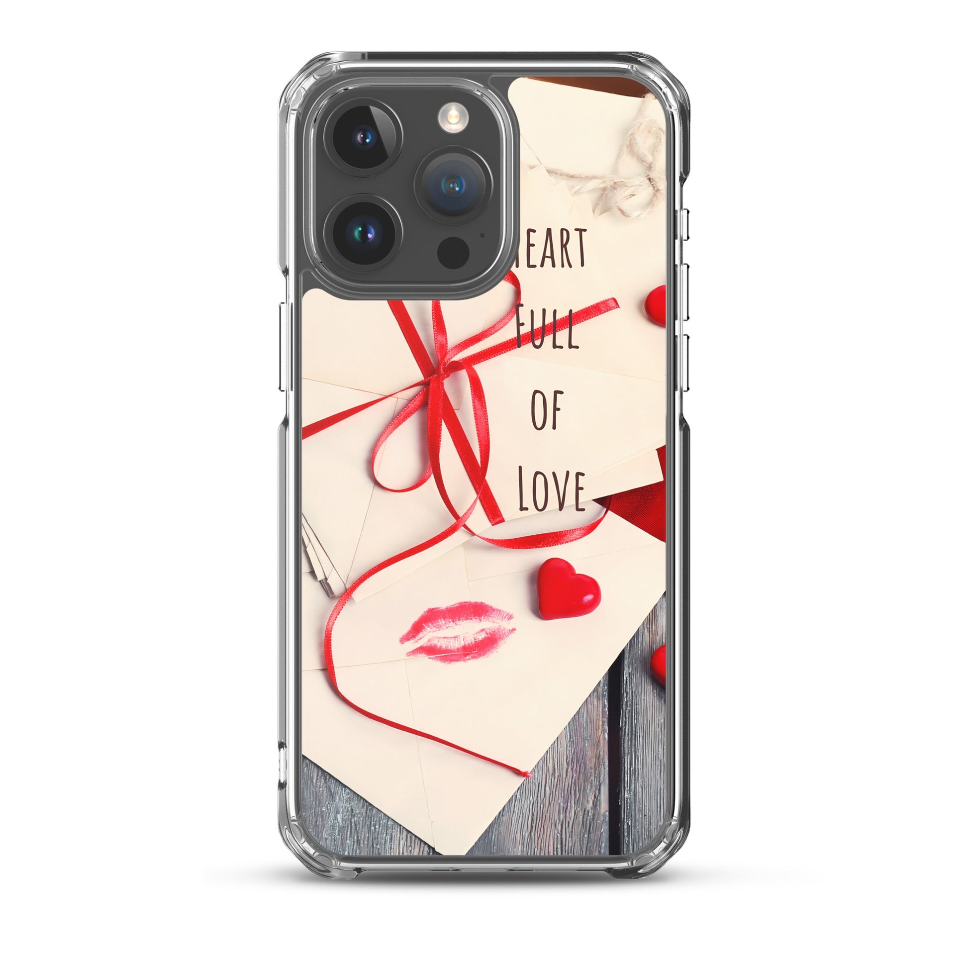 Heart Full Of Love for iPhone-Clear Case - InkSync