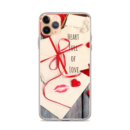 Heart Full Of Love for iPhone-Clear Case - InkSync